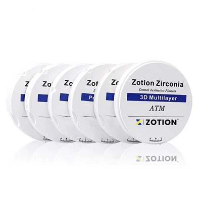 Preshade Ceramig Zirconia Bloc Deintyddol Cad Cam Zirconia Disg ar gyfer Dannedd Ffug